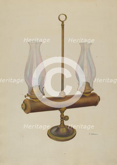 Reading Lamp, 1941. Creator: Joseph Cannella.