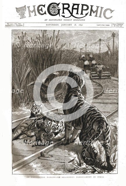 ''The Graphic, Front Cover Saturday January 18. 1890',1890. Creator: Charles Edwin Fripp.