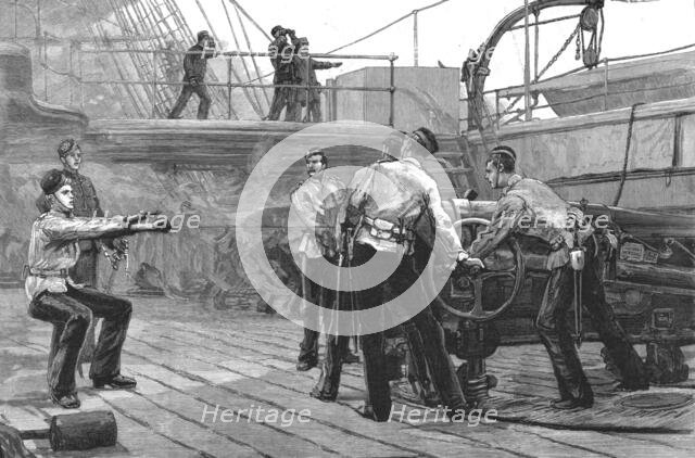 ''The Naval Mobilisation, In the thick of it', 1888. Creator: Unknown.