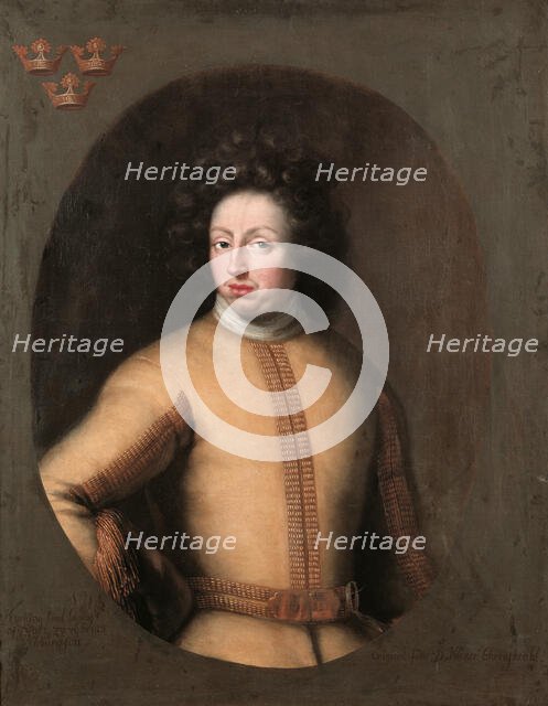 Karl XI, 1655-1697, King of Sweden, Palatine Count of Zweibrücken, 1685. Creator: David Klocker Ehrenstrahl.