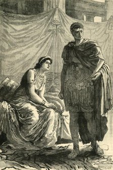 'Interview Between Octavian and Cleopatra', 1890.   Creator: Unknown.