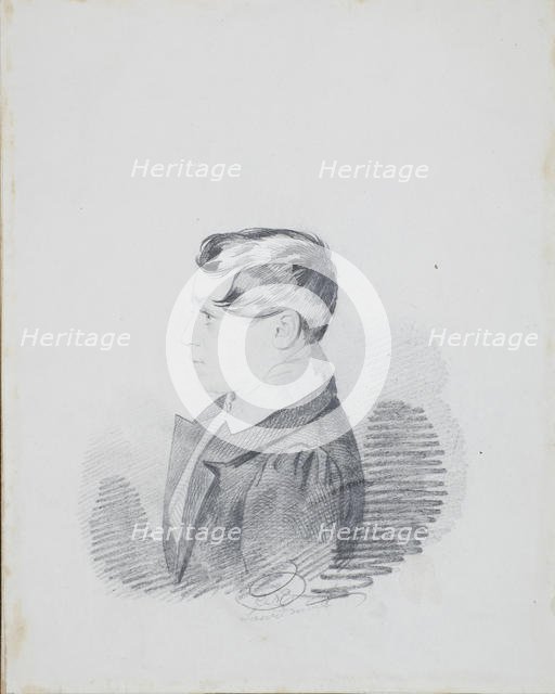 Portrait of Count Leonid Mikhailovich Golitsyn (1806-1860), 1830s. Creator: Hampeln, Carl, von (1794-after 1880).