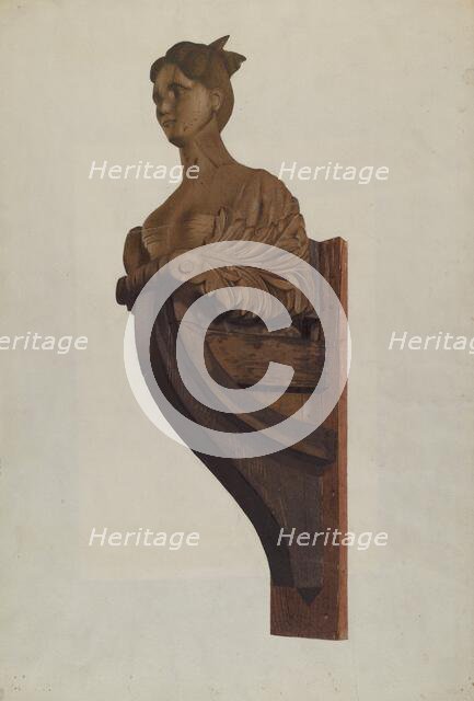 Figurehead, c. 1937. Creator: Joseph Goldberg.