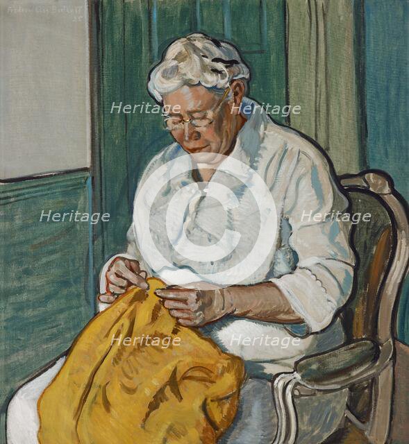 The Seamstress, 1925. Creator: Frederic C. Bartlett.