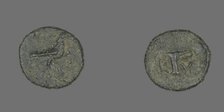 Coin Depicting an Eagle, about 320-250 BCE. Creator: Unknown.