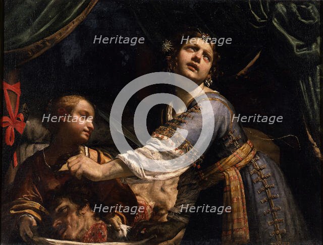 Judith and Her Maidservant with the Head of Holofernes, 1645. Creator: Canlassi (Called Cagnacci), Guido (Guidobaldo) (1601-1663).