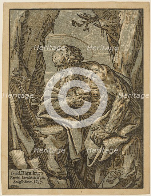 Saint Jerome, 1637. Creator: Bartolomeo Coriolano.