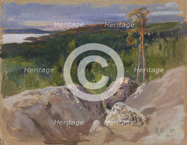 Study from Koli, 1895. Creator: Eero Jarnefelt.