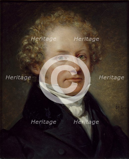 Portrait of Per Daniel Amadeus Atterbom (1790-1855), 1831.