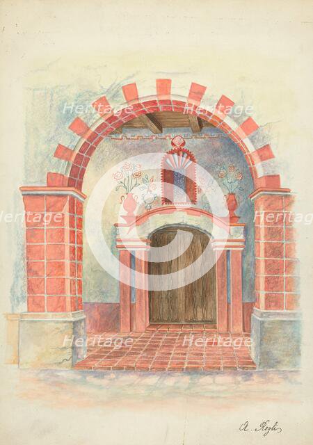 Restoration Drawing, 1935/1942. Creator: A. Regli.