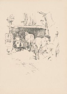 The Smith's Yard, 1895. Creator: James Abbott McNeill Whistler.