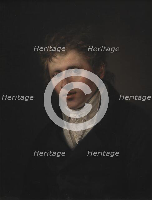 Portrait of the painter Johan Christian Dahl, 1813-1816. Creator: Christian Albrecht Jensen.