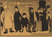 Frontispiece from "Paris Intense", 1894. Creator: Félix Vallotton.