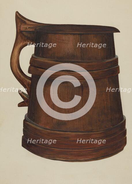 Tankard, c. 1938. Creator: Irving L. Biehn.