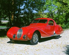 1938 Talbot Lago, Figoni & Falaschi coachwork.            . Artist: Unknown.