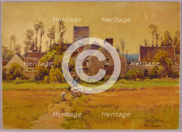 French Village, late 19th-early 20th century. Creator: H. Anthony Dyer.