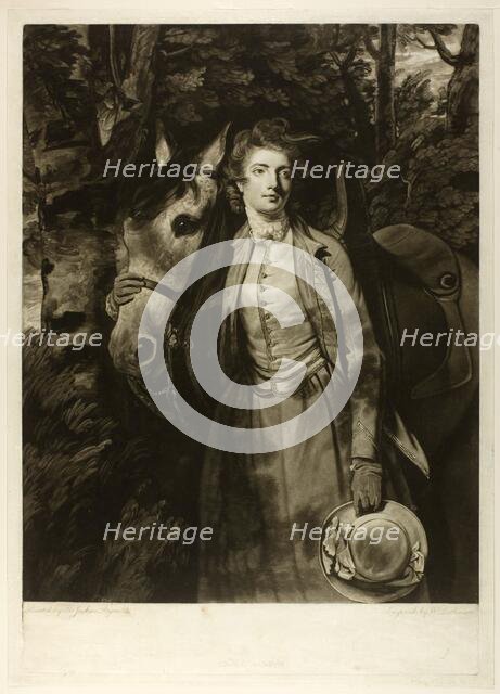 Lady Charles Spencer, 1776. Creator: William Dickinson.