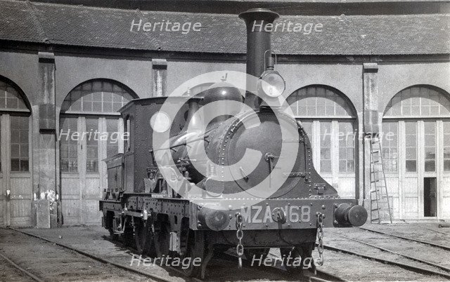 Locomotive number 1 line in Martorell, transformed in series 168. MZA Company, 1910.