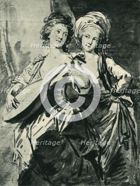 The Fries Countesses, late 18th-early 19th century, (1943). Creator: Heinrich Friedrich Füger.