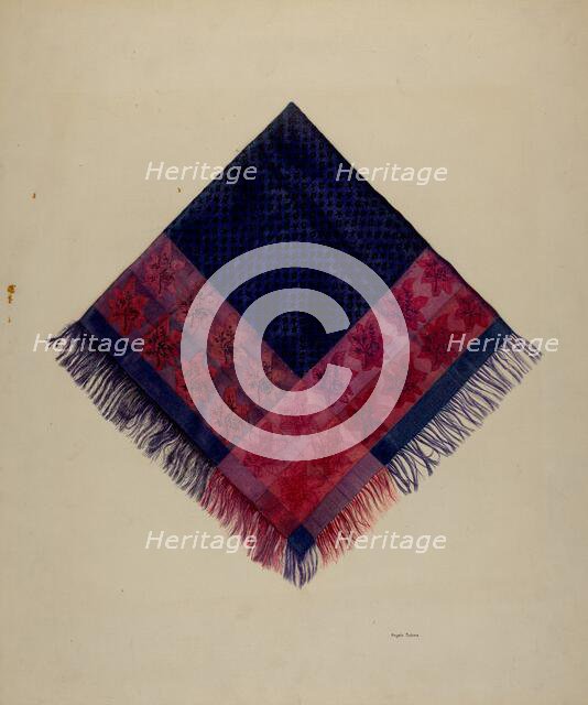 Brocade Kerchief, c. 1938. Creator: Angelo Bulone.