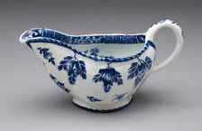 Sauceboat, Bow, 1755/65. Creator: Bow Porcelain Factory.