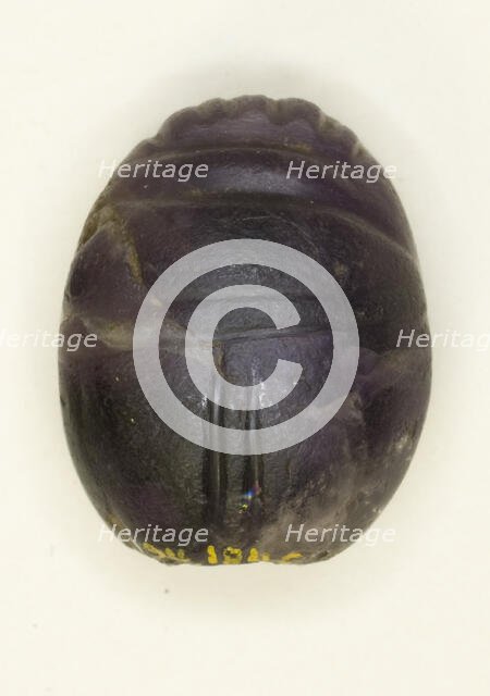 Scarab: Uninscribed, Egypt, Middle Kingdom, Dynasty 12 (about 1985-1773 BCE). Creator: Unknown.