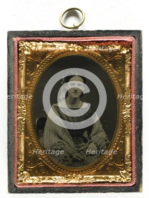 Untitled (Portrait of Seated Woman), 1853/1899. Creator: Unknown.