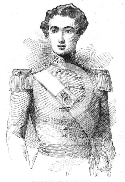 The late Ensign James Hulton Clutterbuck, 1854. Creator: Unknown.