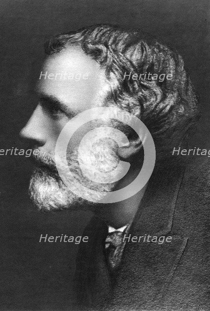 George Meredith, English novelist and poet, c1909.Artist: Frederick Hollyer