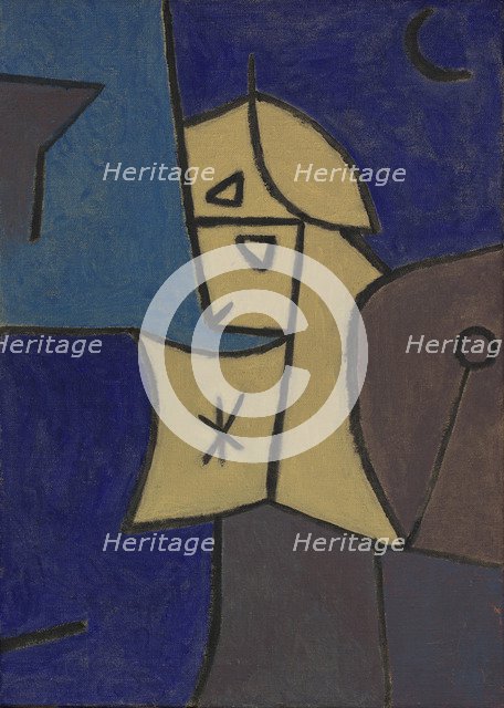 High Guardian (Hoher Wächter), 1940. Artist: Klee, Paul (1879-1940)
