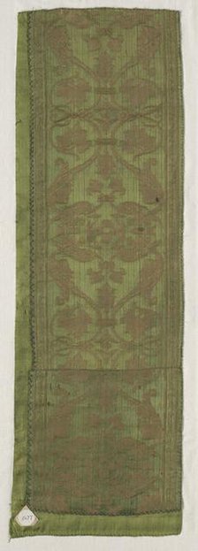 Silk Fragment, 16th century. Creator: Unknown.