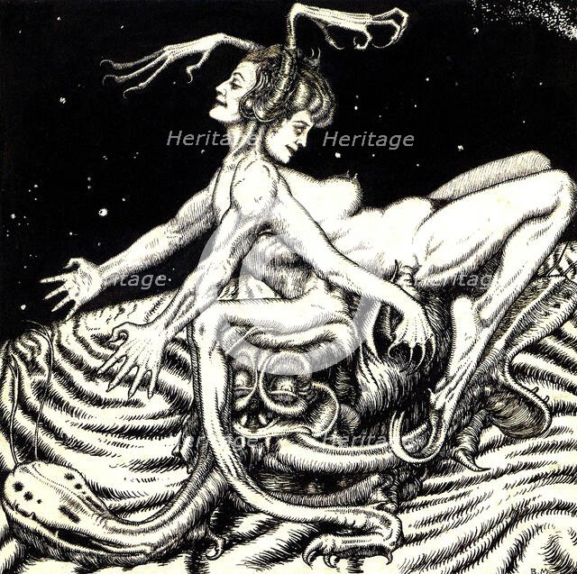 'Ecstasy', 1907.  Creator: Vasyl' Masyutin.