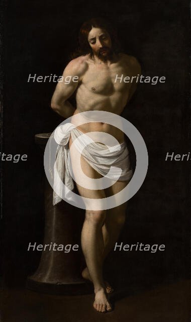 St Sebastian at the Column, c1475-1500. Creator: Antonio de Saliba.