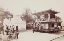 Japanese and Mahometan Houses, Habitations of Man, Universal Exposition, Paris, 1889. Creator: Unknown.
