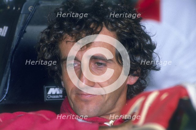 Alain Prost, British Grand Prix, Silverstone, Northamptonshire, 1989.2 Artist: Unknown