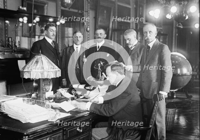 War Council, 1917. Creator: Harris & Ewing.