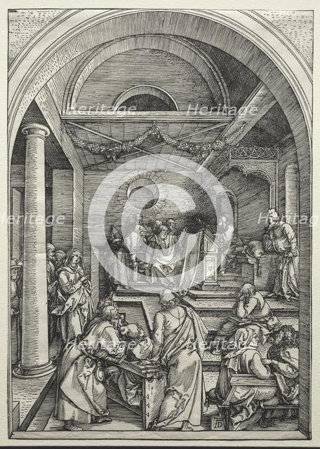 Christ Disputing with Doctors, c. 1503-1504. Creator: Albrecht Dürer (German, 1471-1528).