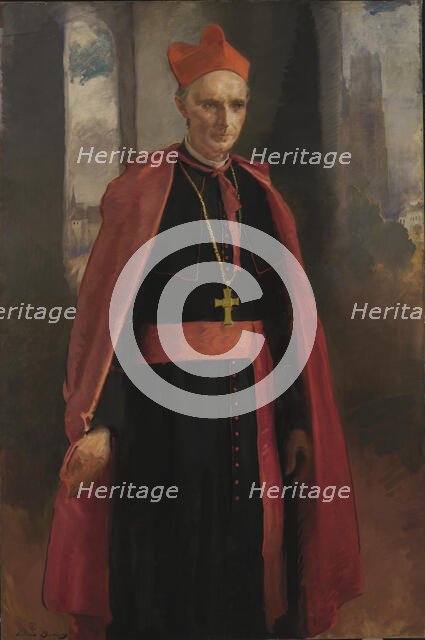 Cardinal Mercier, 1919. Creator: Cecilia Beaux.