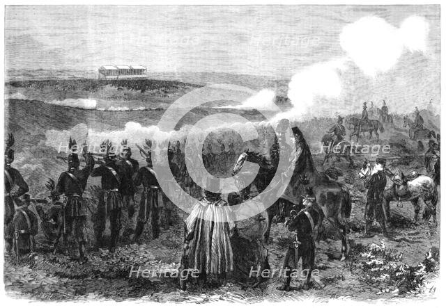 The Volunteer Review at Blackheath, near Guildford, on Easter Monday, 1864. Creator: Unknown.