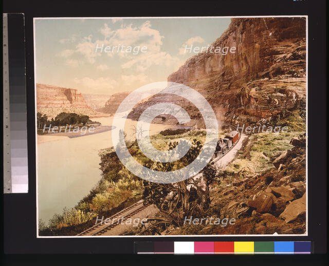 Ruby Castles, Canon of the Grand, Utah, c1900. Creator: William H. Jackson.