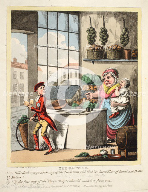 The Caution, Covent Garden Theatre, 1828. 