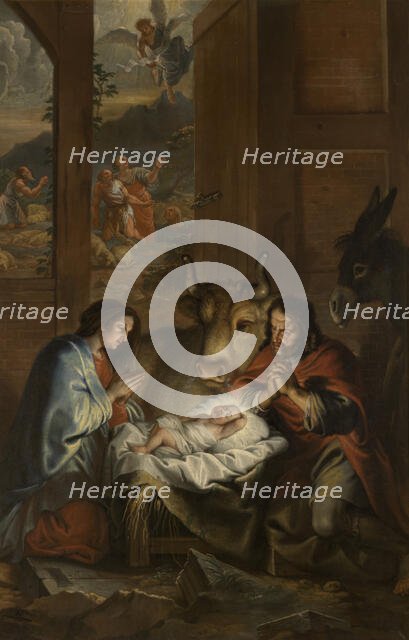 The Nativity, 1689. Creator: Jan Erasmus Quellinus.