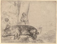 The Hog, 1643. Creator: Rembrandt Harmensz van Rijn.