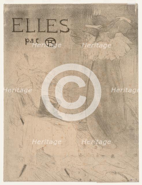 Folder for Frontispiece of Elles, 1896. Creator: Henri de Toulouse-Lautrec (French, 1864-1901).