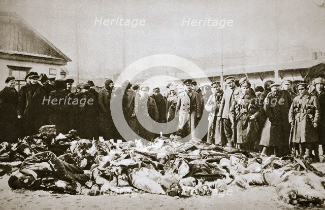 Casualties of the Red and White Armies in Siberia, Russian Civil War, c1918-c1923. Artist: Unknown