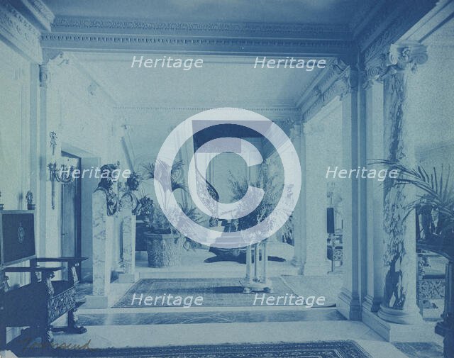 Mary Scott Townsend House, Wash., D.C.: Hallway of lobby, c1910. Creator: Frances Benjamin Johnston.