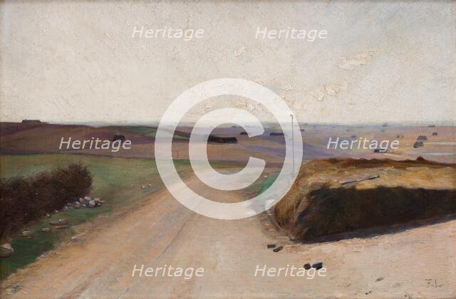 Landscape, Island of Mors, Jutland, 1893. Creator: Fridolin Johansen.