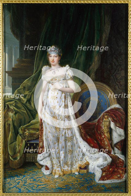 Empress Marie-Louise, 1810. Creator: Isabey, Jean-Baptiste (1767-1855).
