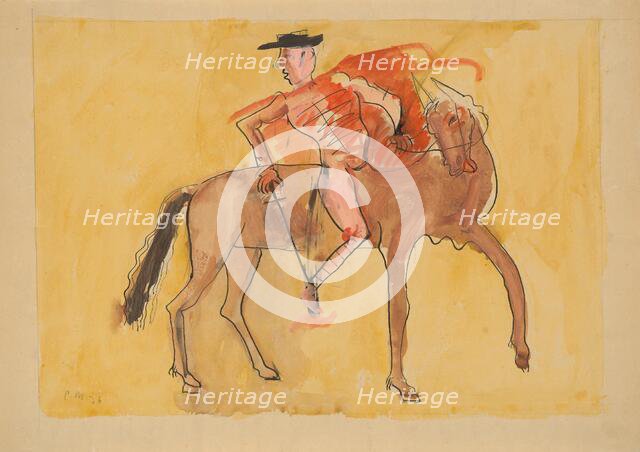 Spanish Bullfighter, 1936. Creator: Cyprian Majernik.