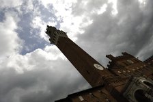 Torre del Mangia, Piazza del Campo, Siena, Italy, 2013.  Creator: LTL.